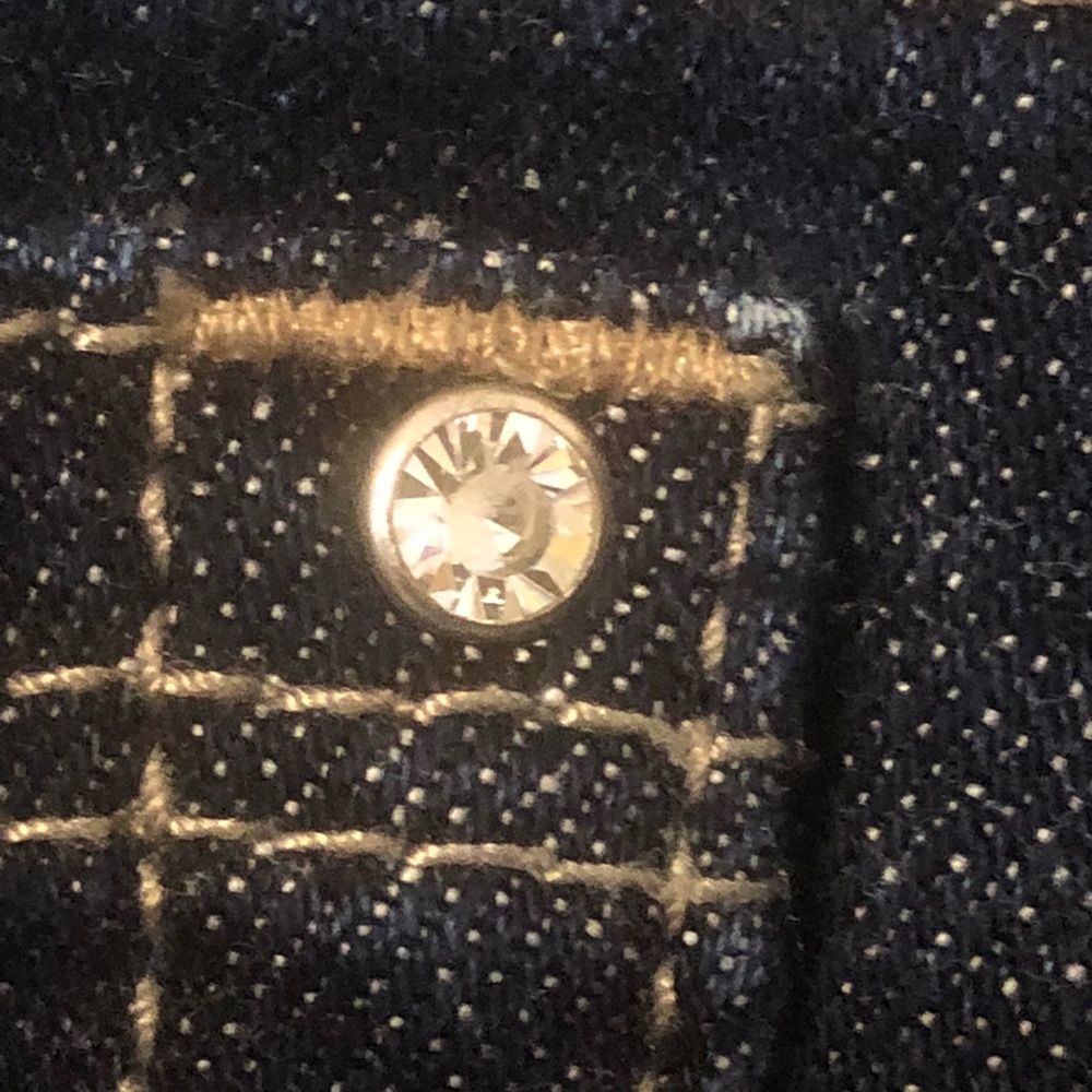 Fade out crop jeans